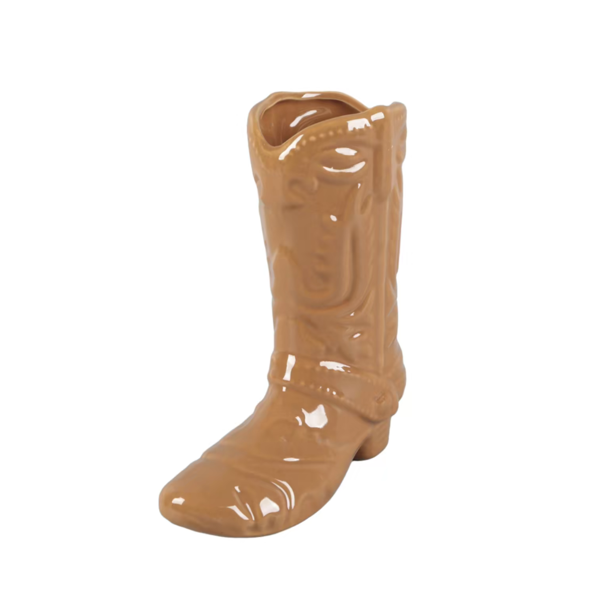 Cowboy Boot Flower Vase